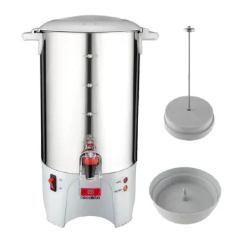 Percolador de cafe cafetera de acero inoxidable 50 tazas 1 litro