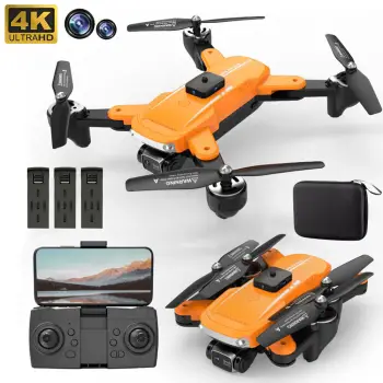 Drones con camara doble 4k fpv wifi con 2 baterias y sensor antichoque