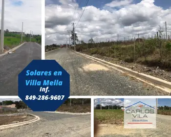 Solares en venta en villa mella santo domingo norte