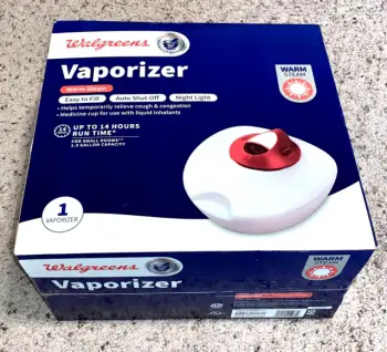 Vaporizador wallgreen de 1gl dura 14 horas de uso continuo vaporizador