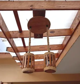 Lámparas para villas gazebo pergola