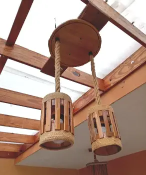 Lámparas para villas gazebo pergola