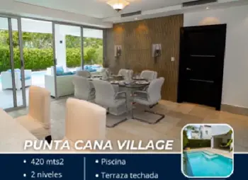 Hermosa villa en venta en punta cana