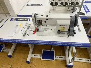 Maquina de coser industrial triple transporte 2 aguja