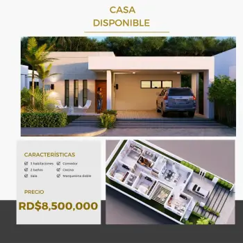 Casa en venta en la barranquita santiago