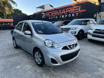 Nissan march 2017 gris plata recien importado