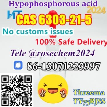 No customs issues and you can get your hypophosphorous acid cas 6303-2
