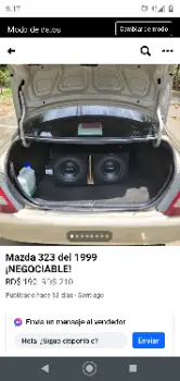 Vendo mazda 323 del 99 en buen estado 8292764884