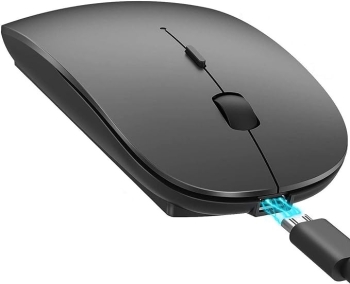 Mouse inalámbrico bluetooth recargable con leds rgb