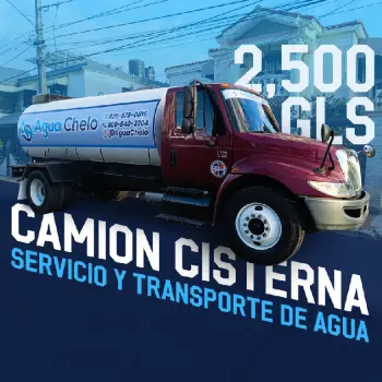 Agua chelo  camion de agua a domicilio