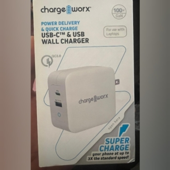 Cargador 100w charge worx para iphone android laptop tablet nuevo