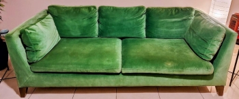 Sofa de ikea stockholm sandbacka green de 3 plazas