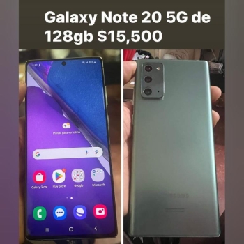 Galaxy note 20 5g de 128gb y8gb ram nueva