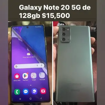 Galaxy note 20 5g de 128gb y8gb ram nueva