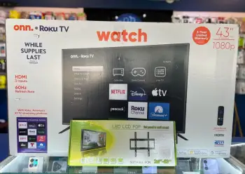 Smart tv onn de 43 pulgadas