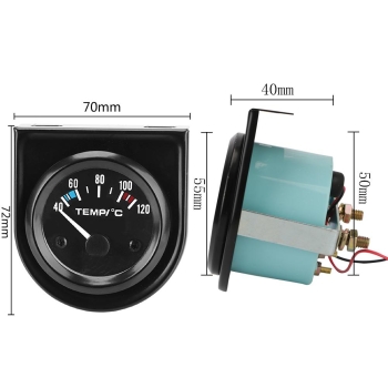 Medidor de temperatura de agua para vehiculo incluye sensor de tempera