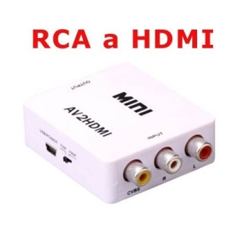 Convertidor rca audio y video a hdmi en santo domingo dn