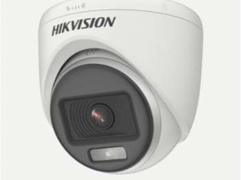 Camara de vigilancia hikvision analoga domo turret 2mp colorvu