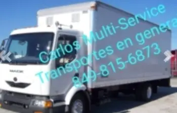 Transporte acarreo mudanzas en todo el pais 849-815-6873