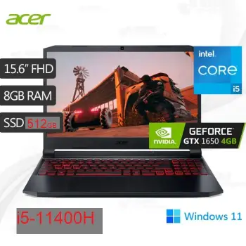 Laptop msi gaming i5 11th 4.5ghz x 8 8gb 512gb ssd gtx 1650 144hz 3850