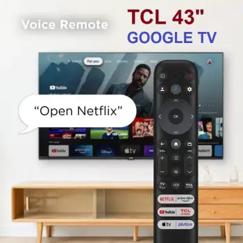 Tv tcl google 43 pg 2024 bluetooth control magico nueva 18200