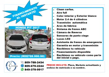 Oferta! gran venta de honda fit 2017