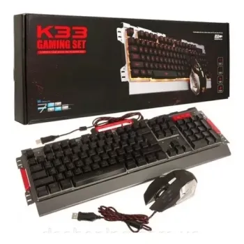 Mause y teclado k33 semi mecánico  en santo domingo este