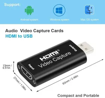 Capturadora de video hdml a usb nuevo  en santo domingo este