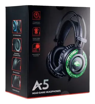 Audífono gamer a5 rgb  en santo domingo este
