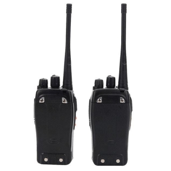 Ser 2 walkie talkie con rango de 5 kilómetros