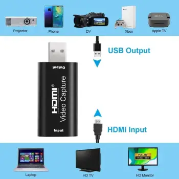 Capturadora de video usb a hdmi  en santo domingo este