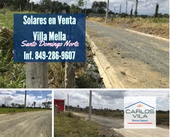 Solares en venta en villa mella santo domingo norte
