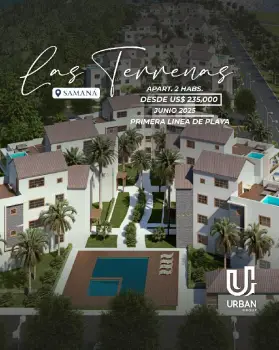 Apartamentos frente a la playa en las terrenas