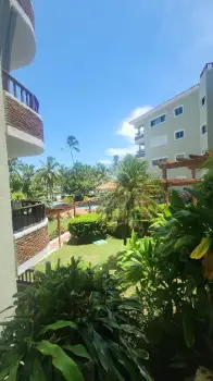 Apartamento amueblado 1ra. linea playa juan dolio
