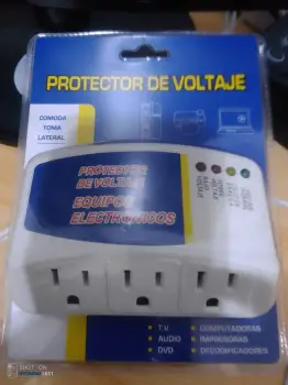 Protector de voltaje 3 conectores n010-e