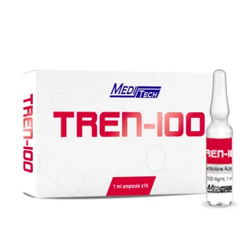 Tren-100 trembolona acetato 100mg meditech
