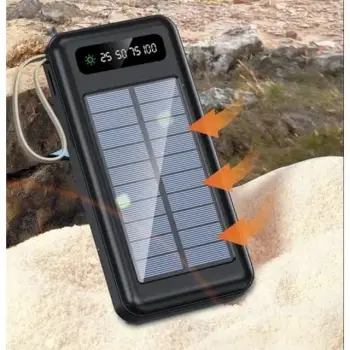 Power bank con panel solar