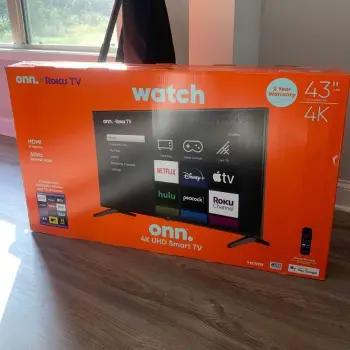 Smart tv onn 4k de 43 pulgadas con garantía en factura timbrada