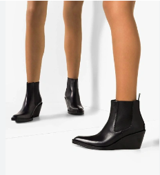 Botas en piel size 10 nuevas