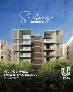 Apartamentos de 3 habitaciones desde us150997 en santiago