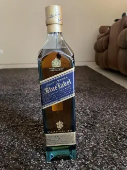 Whisky johnnie walker blue label etiqueta azul