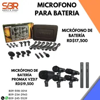 Microfonos para bateria