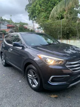 Vendo hyundai santa fe 2018 4x4 sport azul de oportunidad
