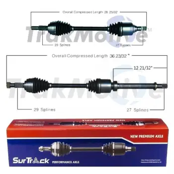 Juego de 2 ejes delanteros cv para nissan sentra 2.0 cvt automático co