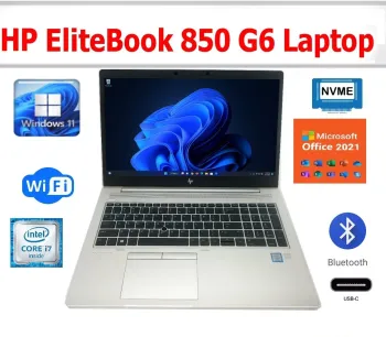 Laptop hp elitebook 850 g3 i7 10th gen