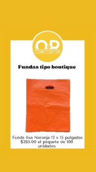Bolso plastico