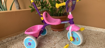 Velocípedo diseñado especialmente para niñas