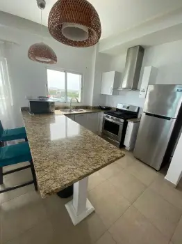 Vendo o alquilo apartamento amueblado con vista al mar en juan dolio