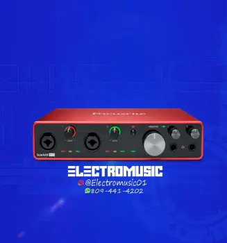 Interfaz de audio foscurite scarlett 8i6 nuevo