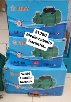 Bomba de agua de un caballo un hp